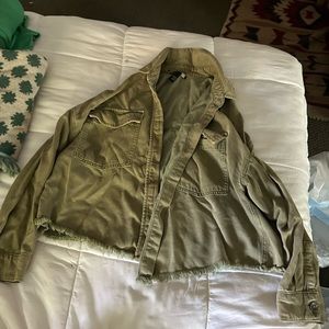 Forever 21 cropped army jacket